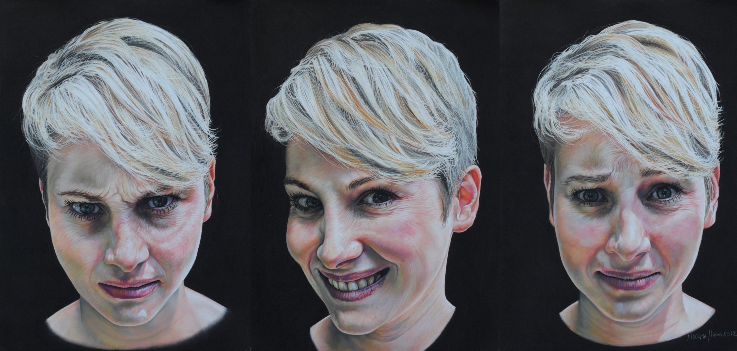 The Osseous Type: Pays Her Bills
35cm x 84cm
Pastel on board