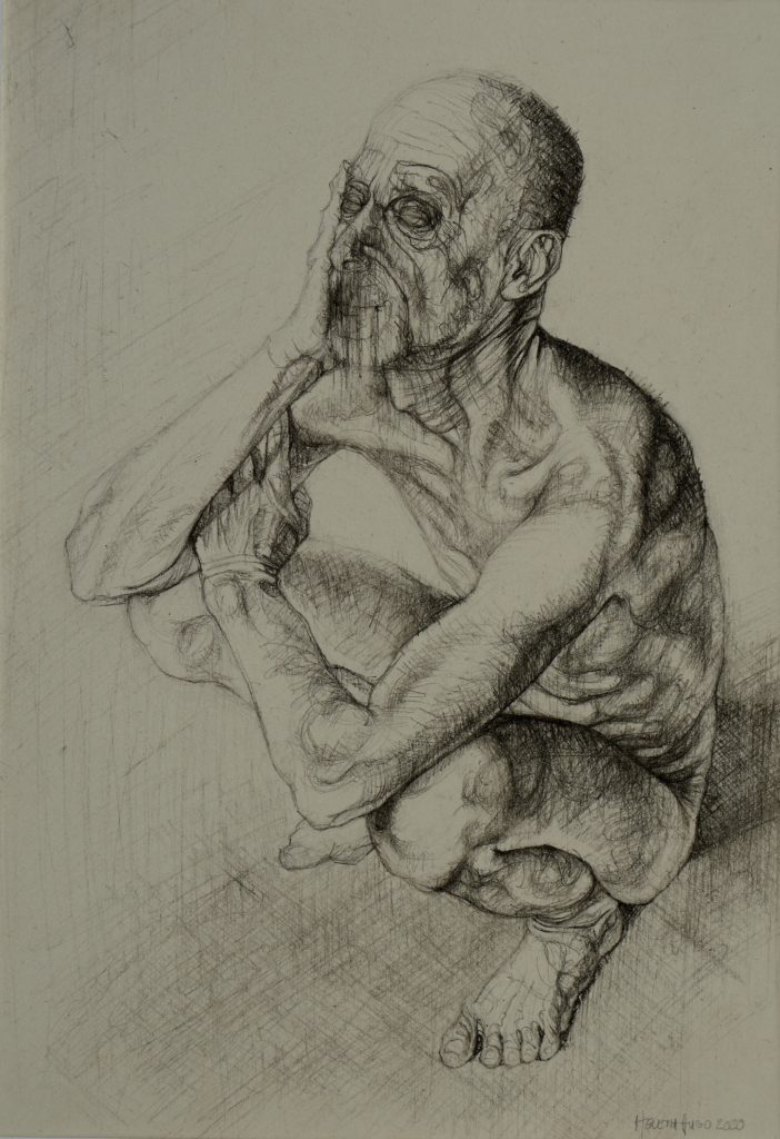 Contemplating  Male Figure III

30cm x 21cm

Charcoal on paper