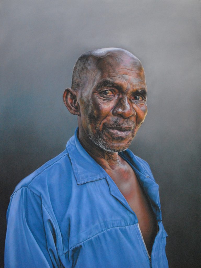William, 80cm x 60cm, pastel on board