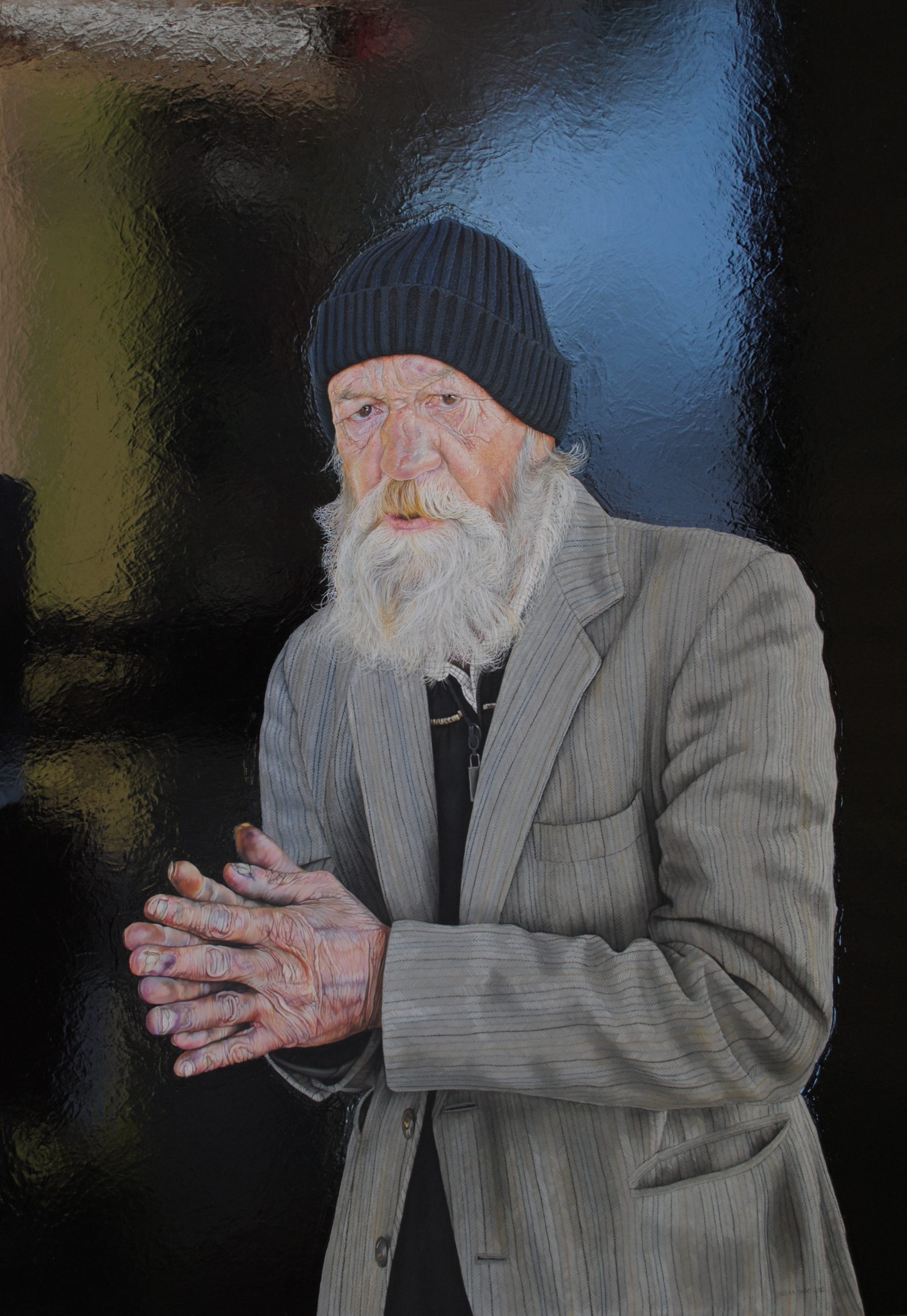 The Hungry Philosopher

140cm x 100cm

Pastel and enamel on board