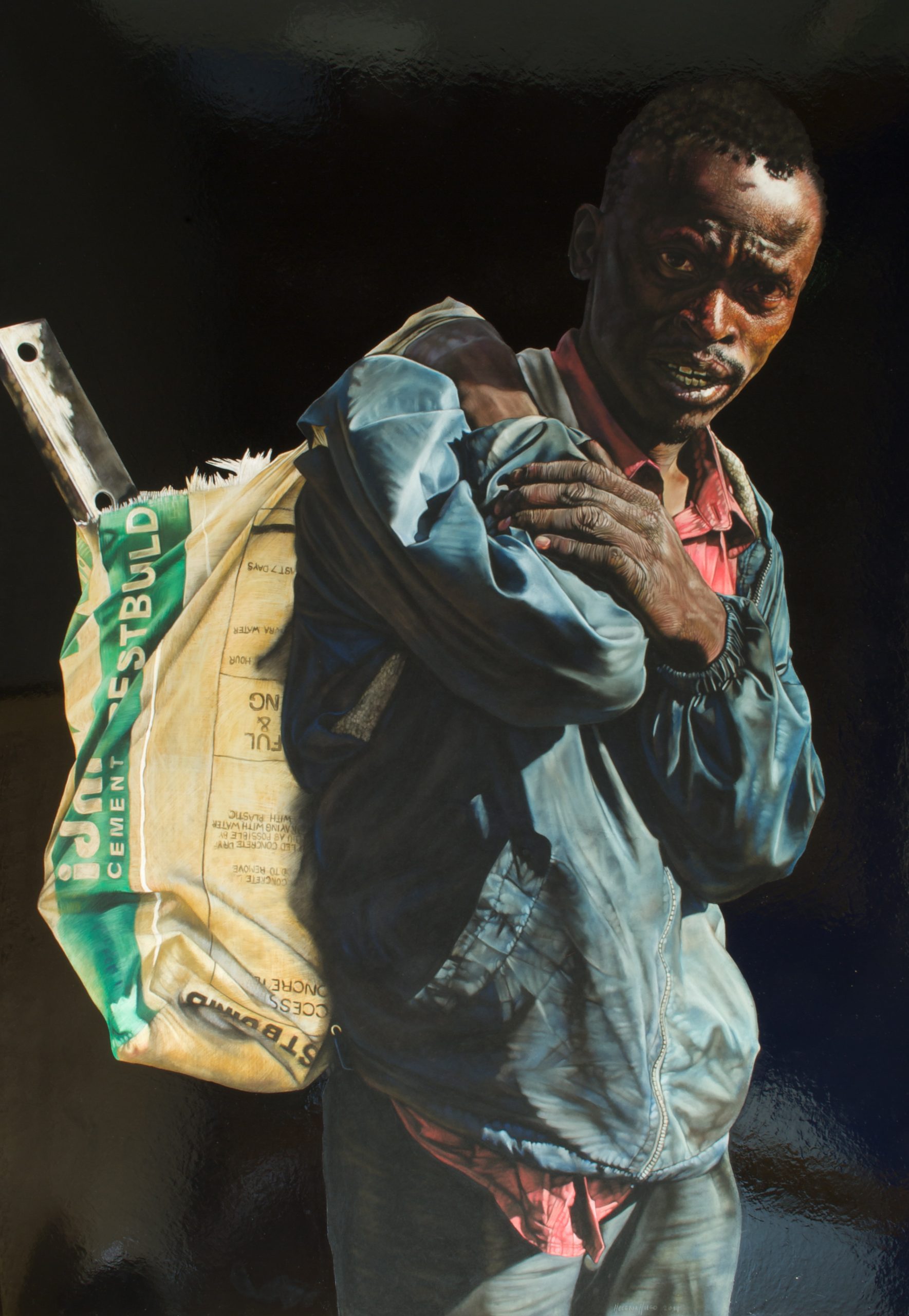 The Hoarder

140cm x 100cm

Pastel and enamel on board