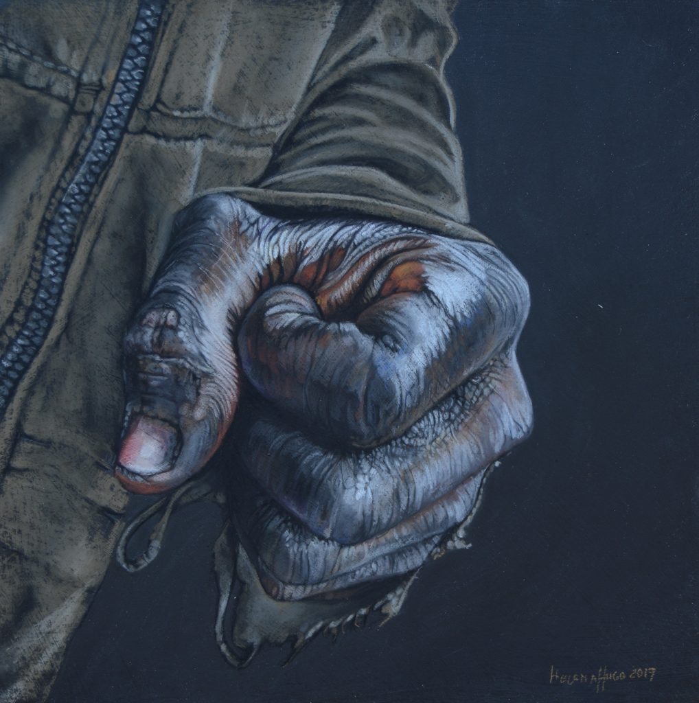 Sugar and Salt I, 24cm x 24cm, pastel on board