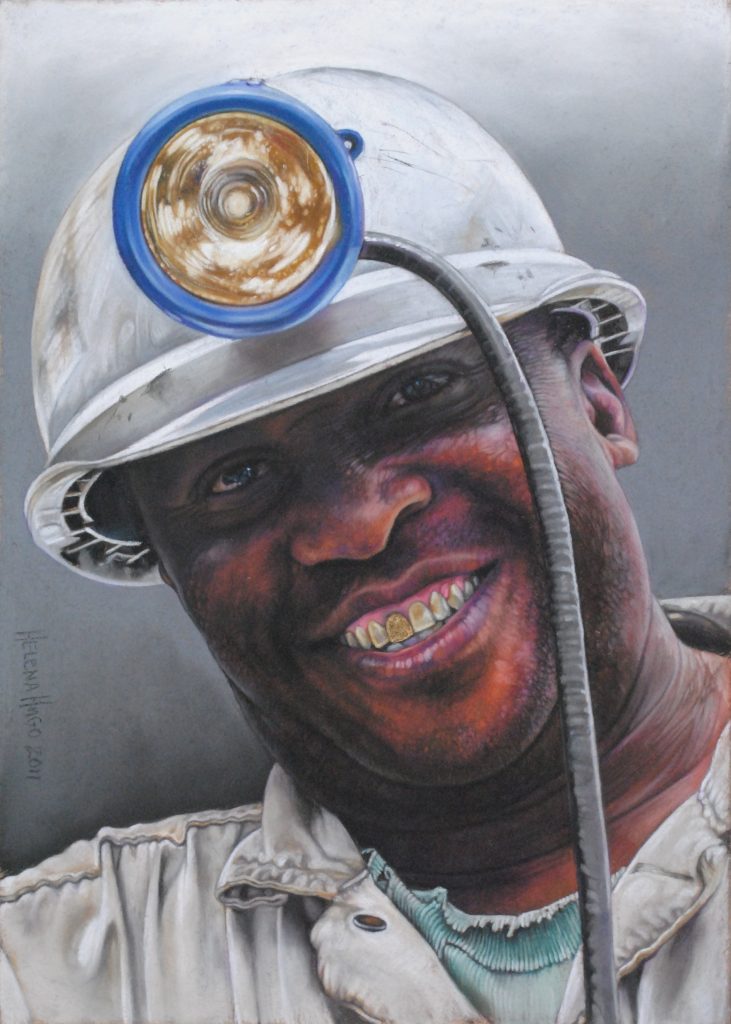 Friendly Miner I
35cm x 25cm
Pastel on board