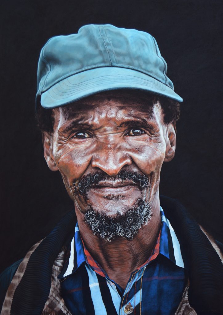 Hans Tieties, 140cm x 100cm, pastel on board