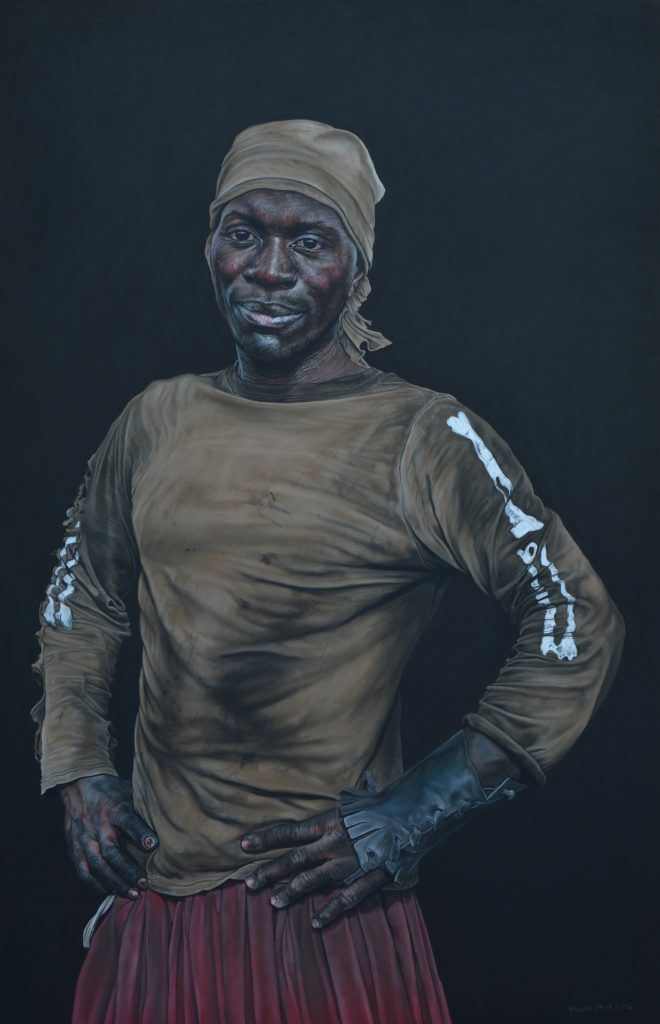 Man III, 122cm x 80cm, pastel on board