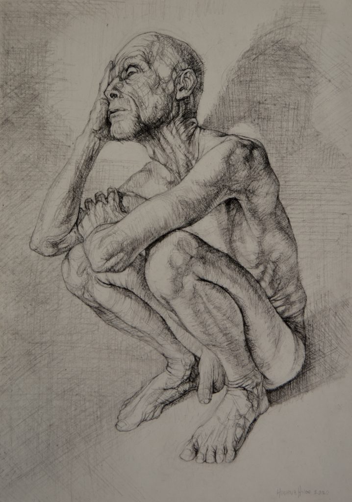 Contemplating Male Figure II

30cm x 21cm

Charcoal on paper