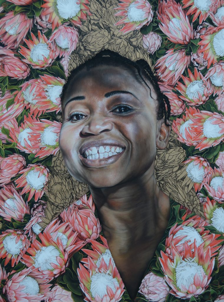 Primavera, 80cm x 60cm, pastel on board