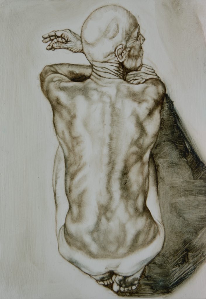 Untitled, 28cm x 13cm, oil on board