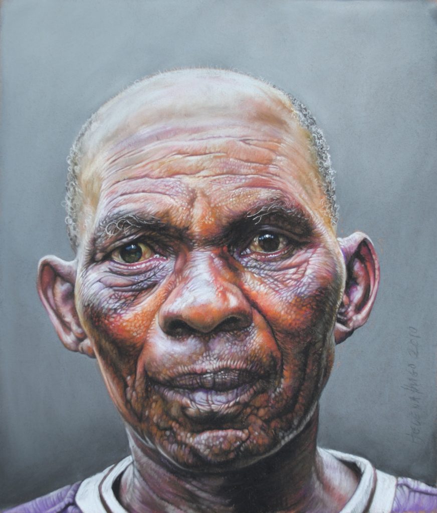 William Matseba I, 35cm x 25cm, pastel on board