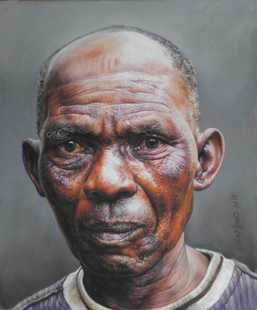 William Matseba II, 35cm x 25cm, pastel on board