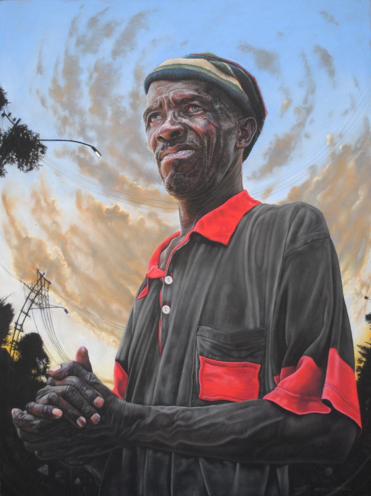 My Life in a Nutshell, 80cm x 60cm, pastel on board