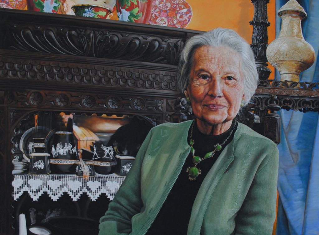 Mev. Cato Coetzee, 75cm x 100cm, pastel on board