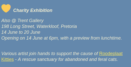 Charity exhibition